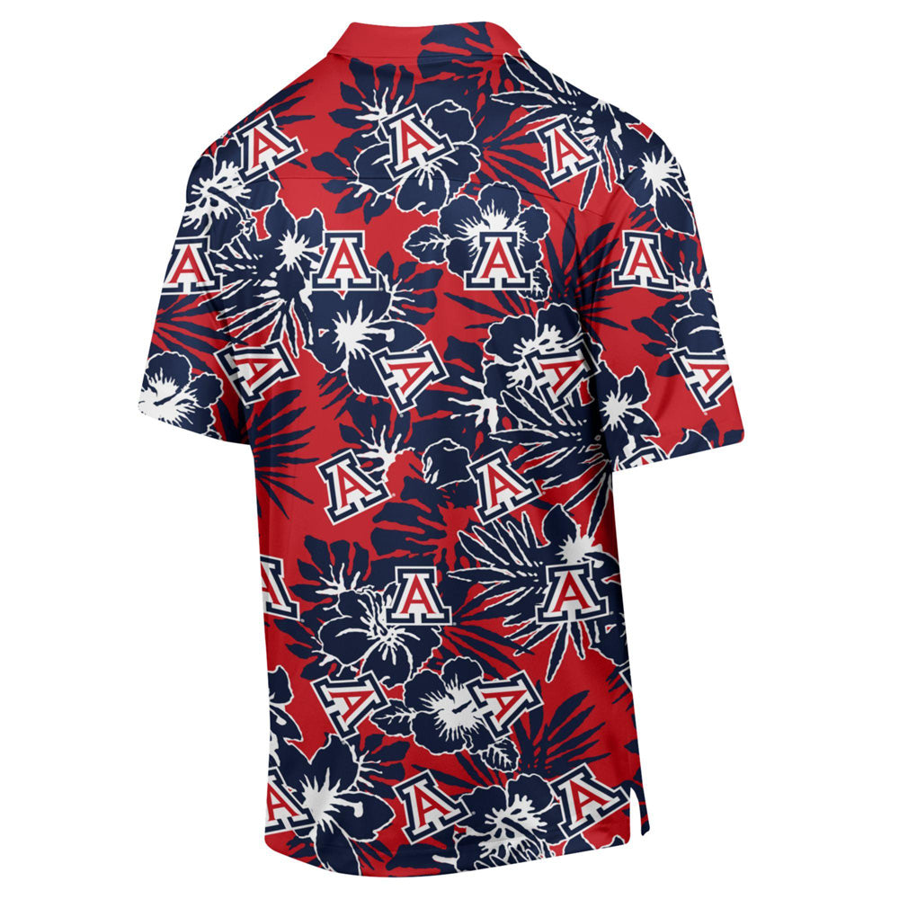 NCAA Arizona Wildcats Champion Hawaiian Button-Up Shirt