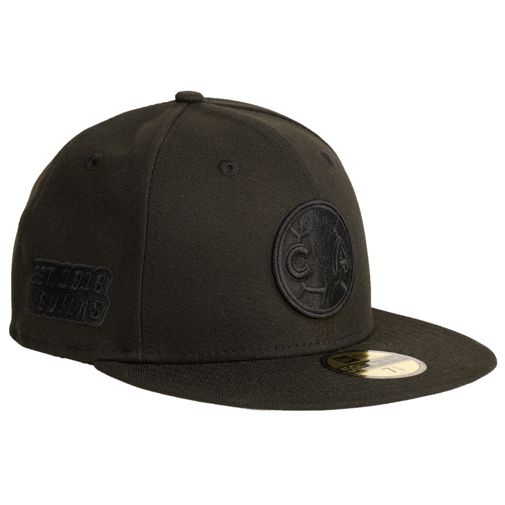 Club America New Era Black on Black 59FIFTY Fitted