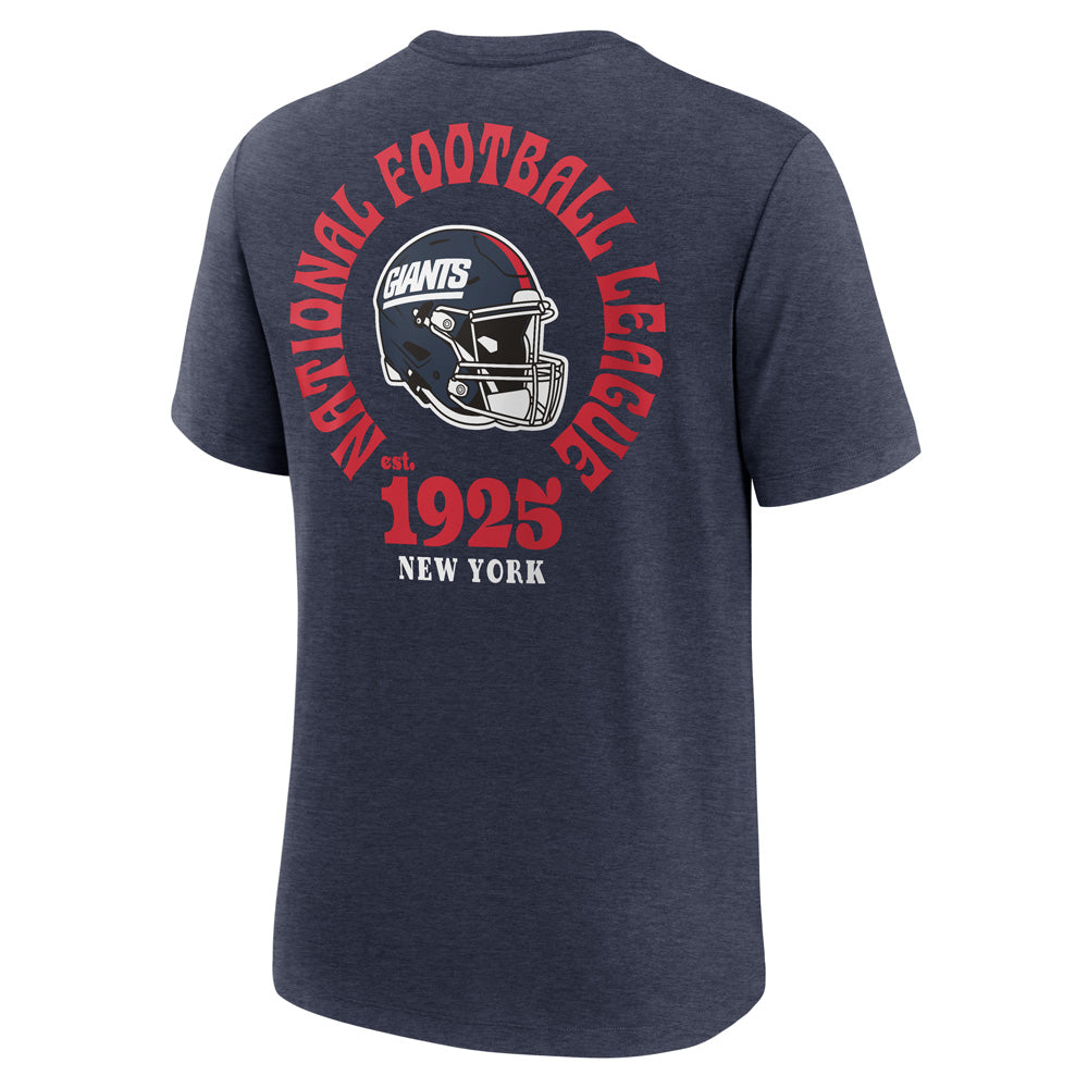 NFL New York Giants Nike 2-Hit Triblend Tee