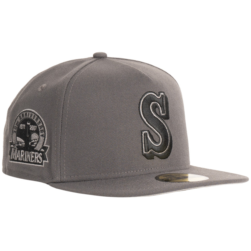 MLB Seattle Mariners New Era Carbon A-Frame 59FIFTY Fitted