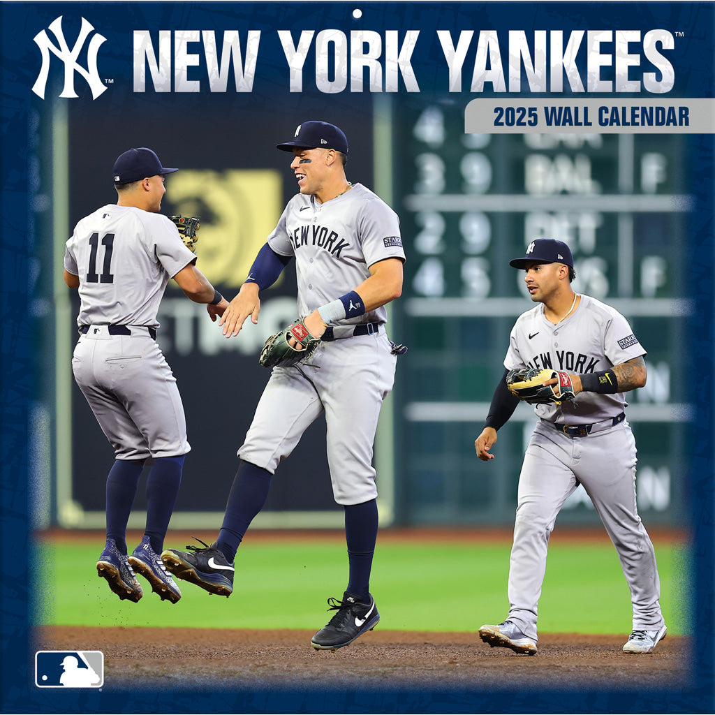 MLB New York Yankees 2024-2025 12&quot; x 12&quot; Team Wall Calendar