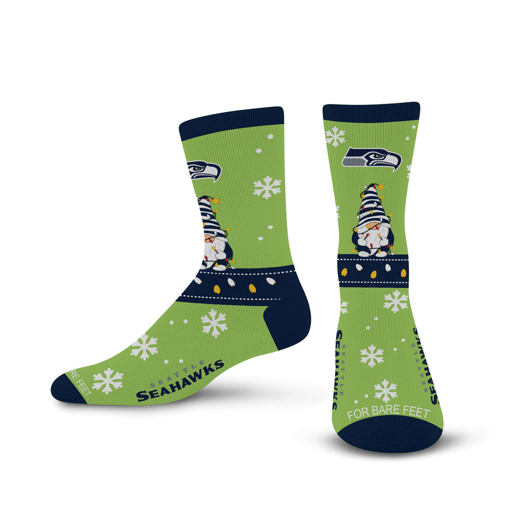 NFL Seattle Seahawks For Bear Feet Sweater Gnome Socks