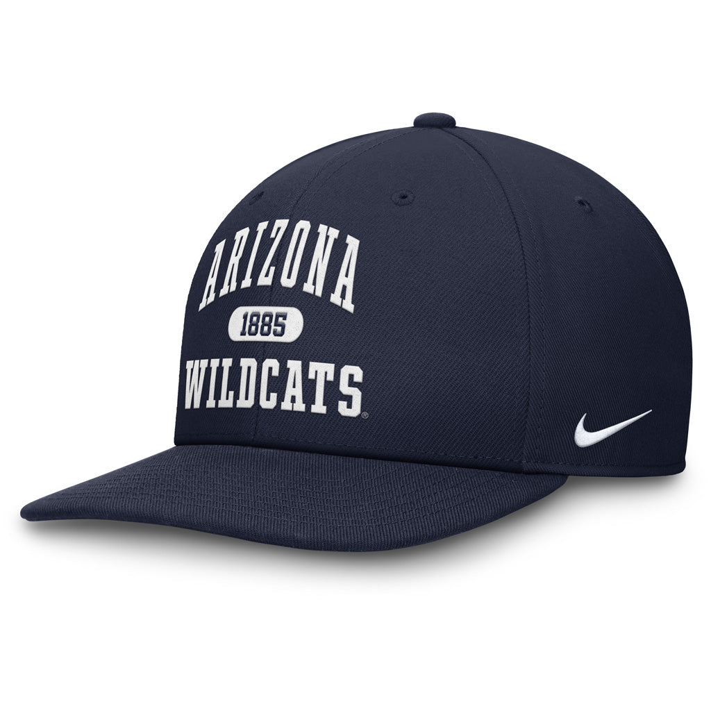 NCAA Arizona Wildcats Nike Est. Wordmark Snapback Hat - Navy