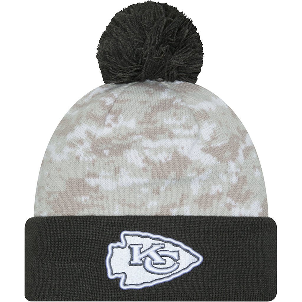 NFL Kansas City Chiefs New Era 2024 Salute to Service Knit Hat