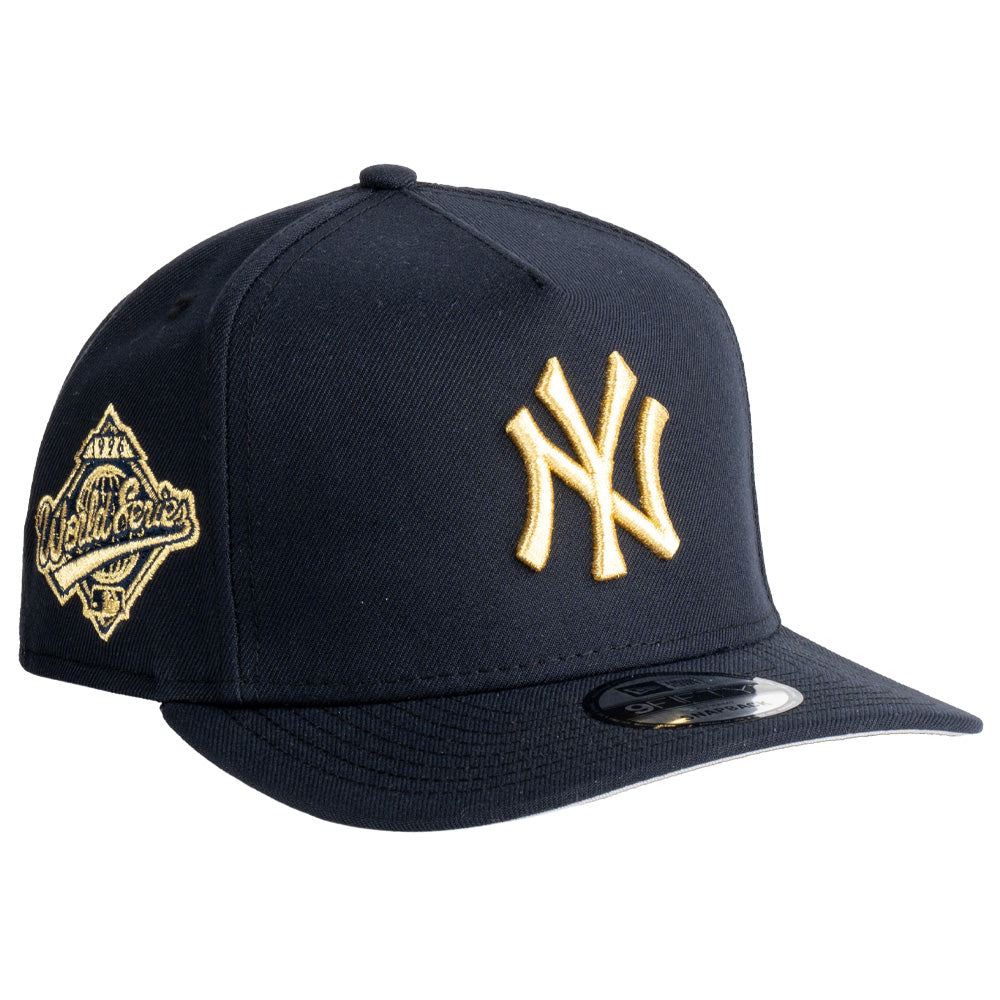 MLB New York Yankees New Era Navy &amp; Gold A-Frame 9FIFTY Snapback Hat