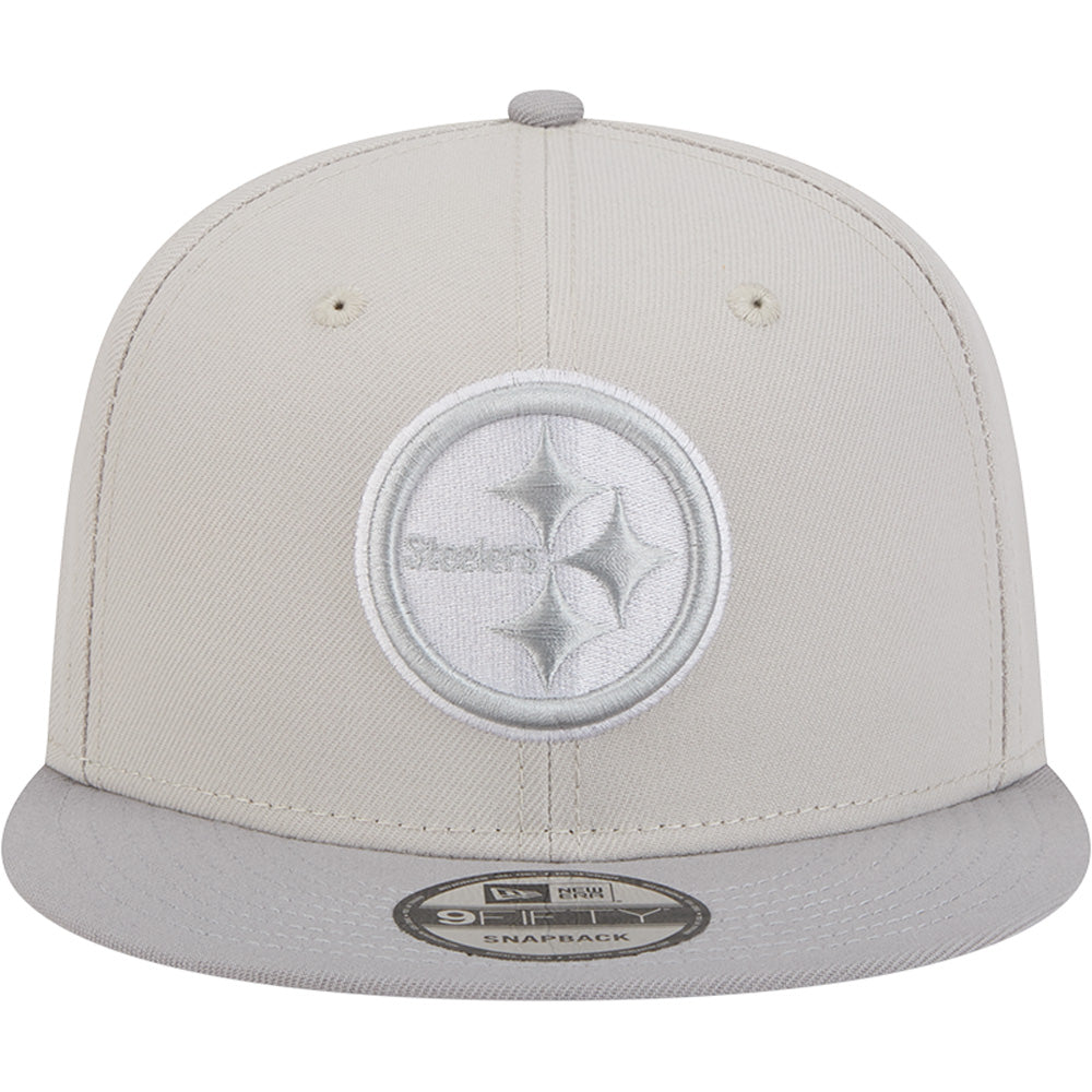 NFL Pittsburgh Steelers New Era Two-Tone Color Pack Overcast 9FIFTY Snapback