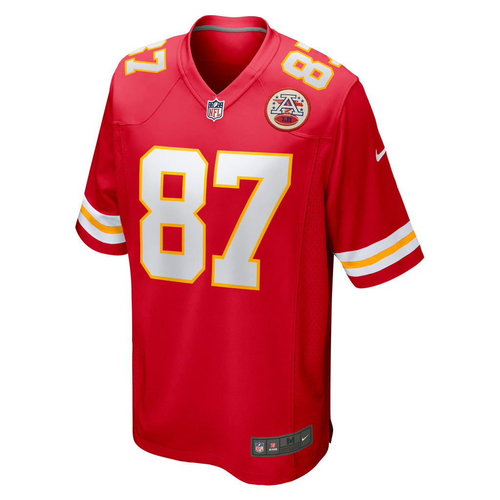 NFL Kansas City Chiefs Travis Kelce Nike Home Game Jersey