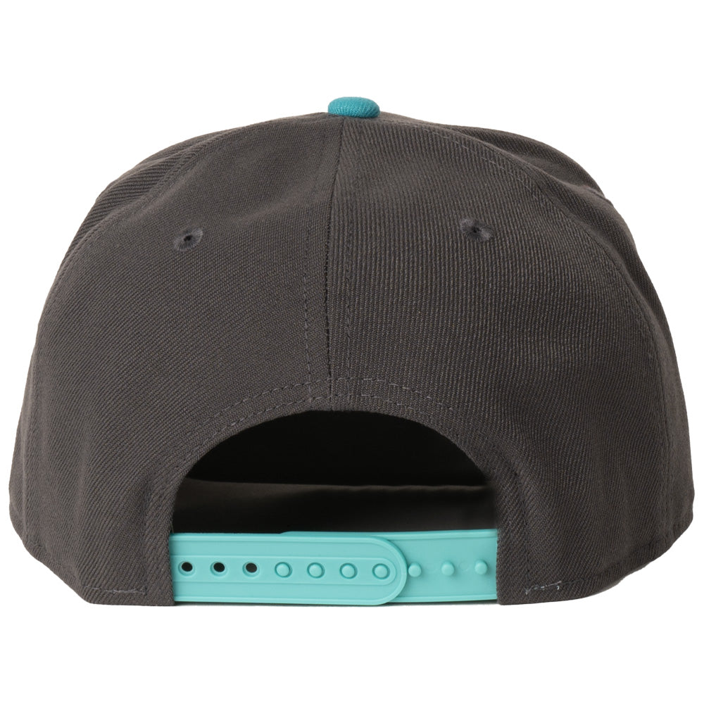 NFL Miami Dolphins New Era 2 Tone Graphite A-Frame 9FIFTY Snapback