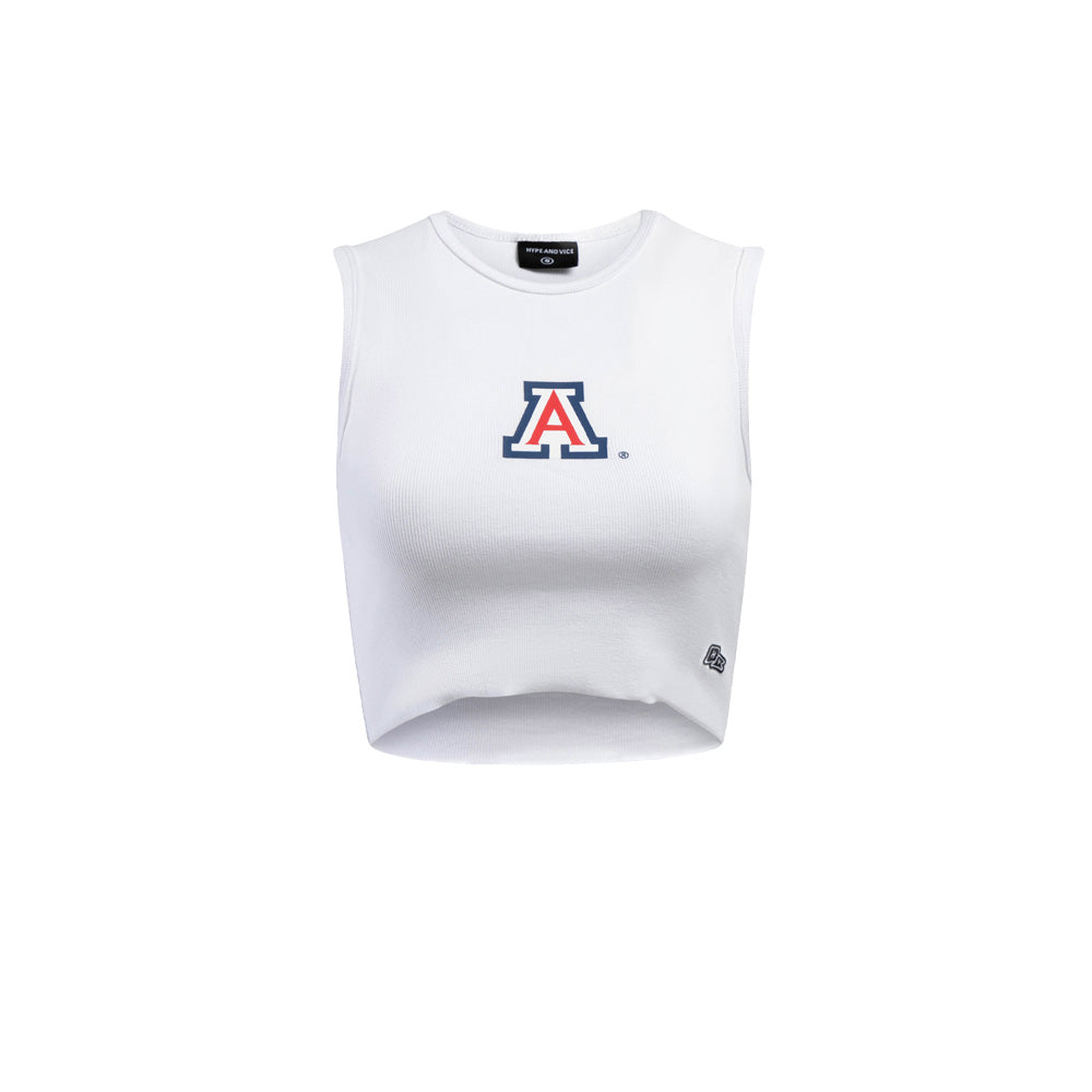 NCAA Arizona Wildcats Women&#39;s Hype &amp; Vice Cutoff Tank Top