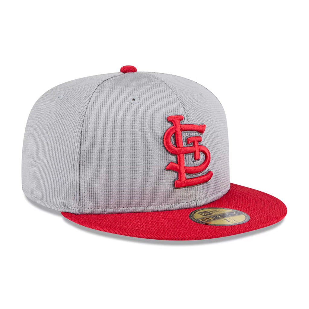 MLB St. Louis Cardinals New Era 2025 Graphite Batting Practice 59FIFTY Fitted Hat - Graphite