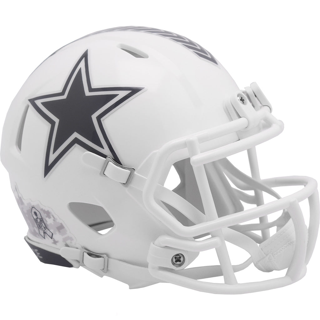 NFL Dallas Cowboys Riddell Salute to Service Mini Speed Helmet