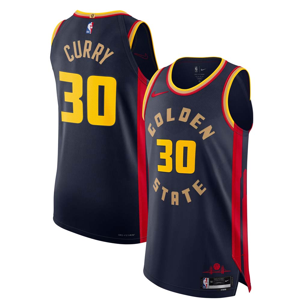 NBA Golden State Warriors Steph Curry Nike 2024/25 City Edition Authentic Jersey