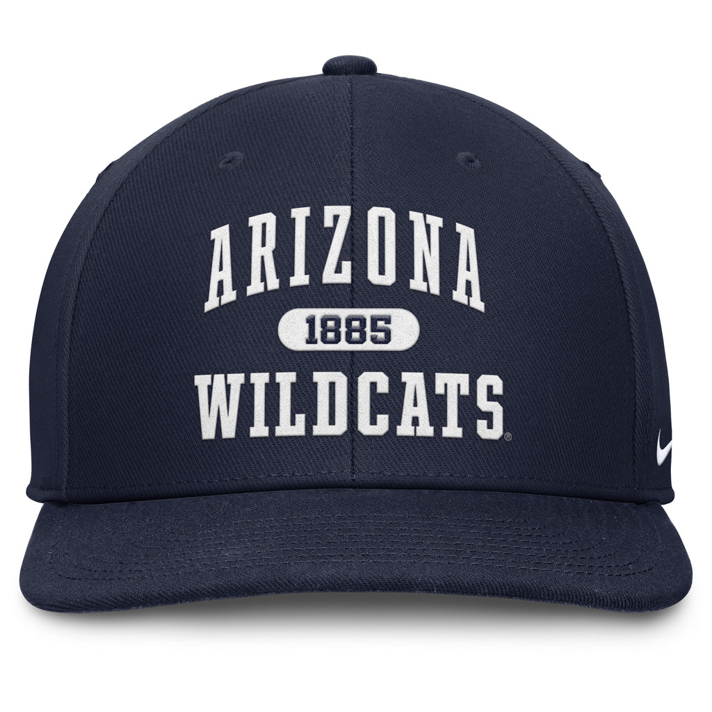 NCAA Arizona Wildcats Nike Est. Wordmark Snapback Hat - Navy