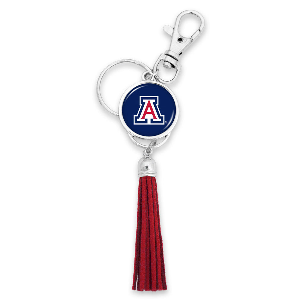 NCAA Arizona Wildcats Gentry USA Tassel Keychain