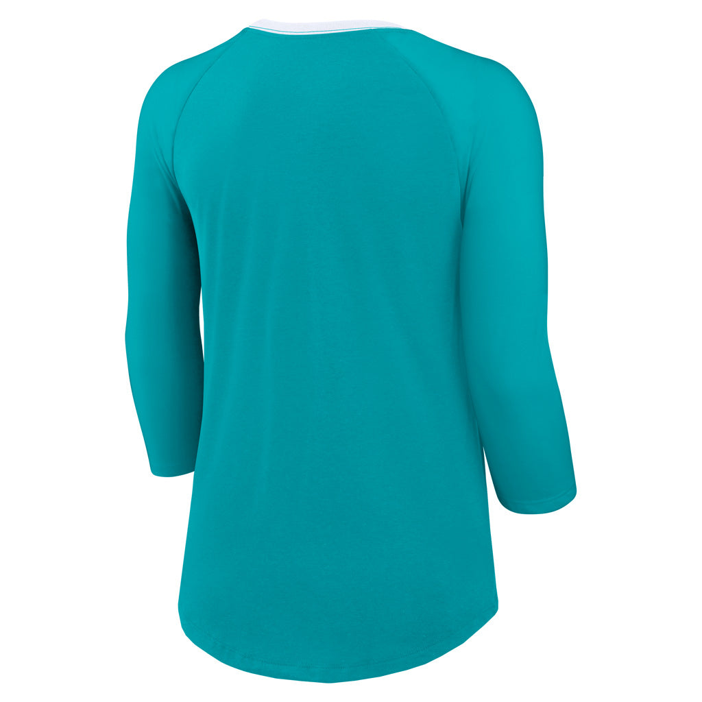 NFL Miami Dolphins Women&#39;s Nike Fashion 3/4 Sleeve Tee