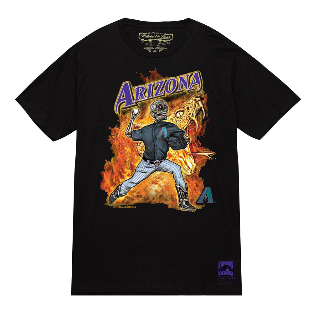 MLB Arizona Diamondbacks Mitchell &amp; Ness Flame Thrower Tee