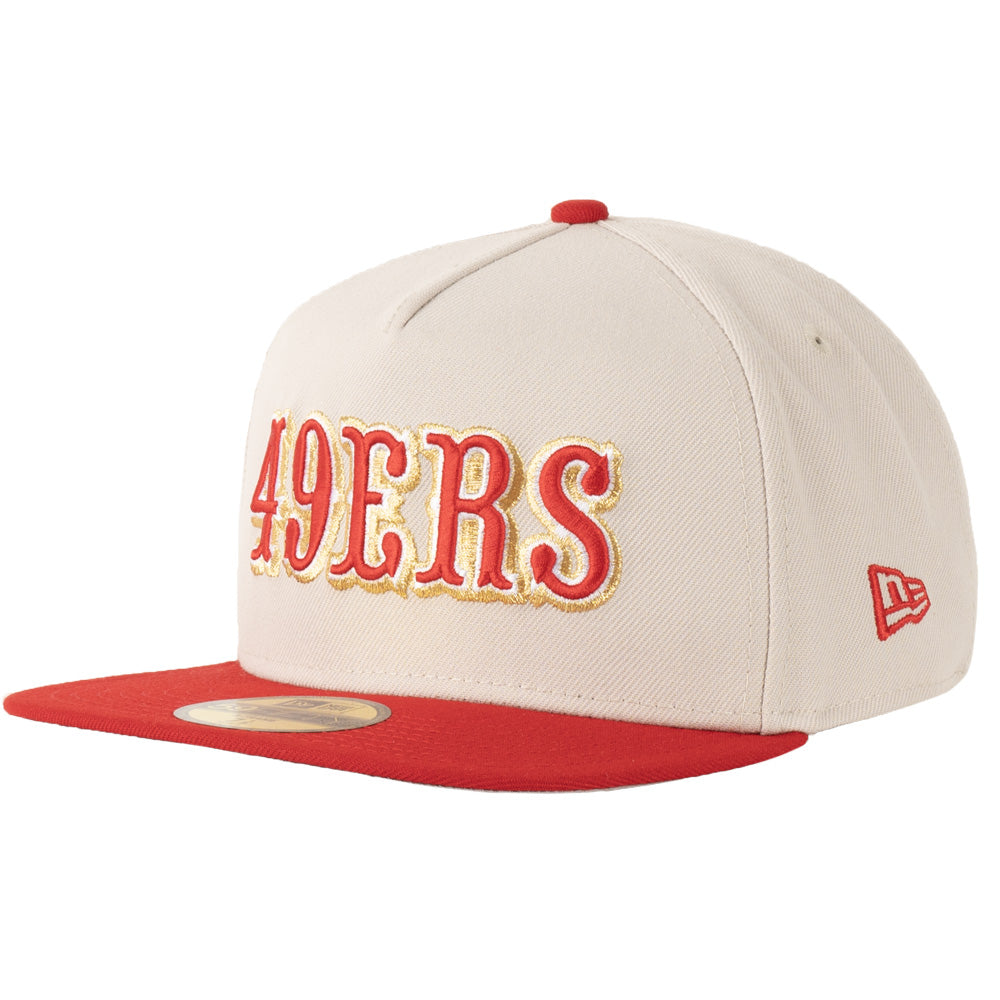 NFL San Francisco 49ers New Era Stone A-Frame 59FIFTY Fitted