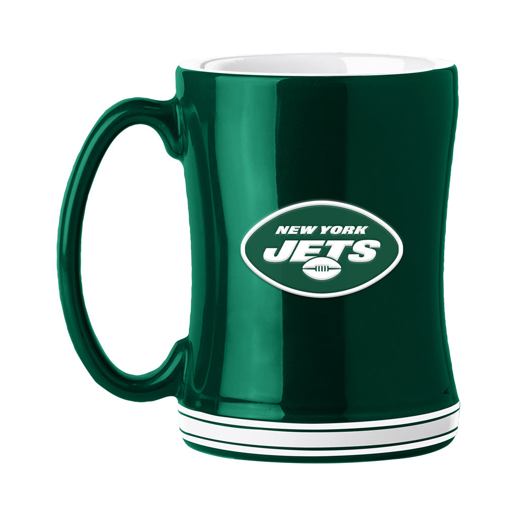 NFL New York Jets Logo Brands Relief Mug