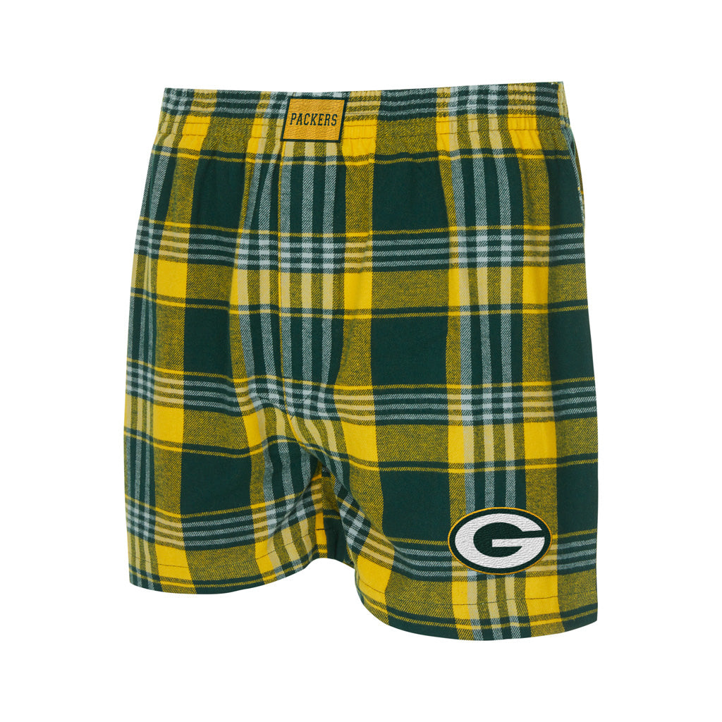 NFL Green Bay Packers College Concepts Region Boxer Shorts - Green