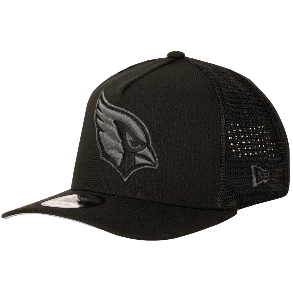 NFL Arizona Cardinals New Era Black Pearl A-Frame 9FIFTY Trucker Snapback