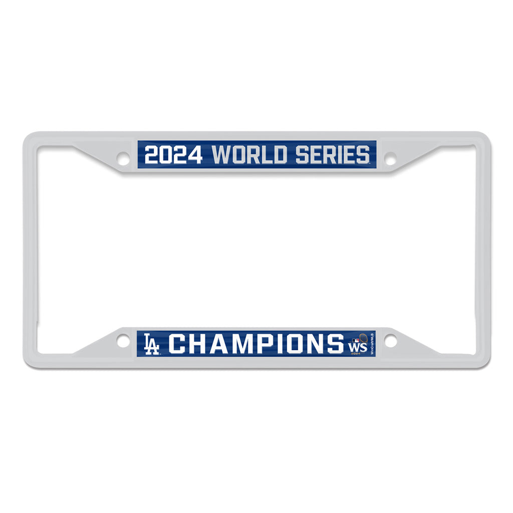 MLB Los Angeles Dodgers WinCraft 2024 World Series Champion License Plate Frame