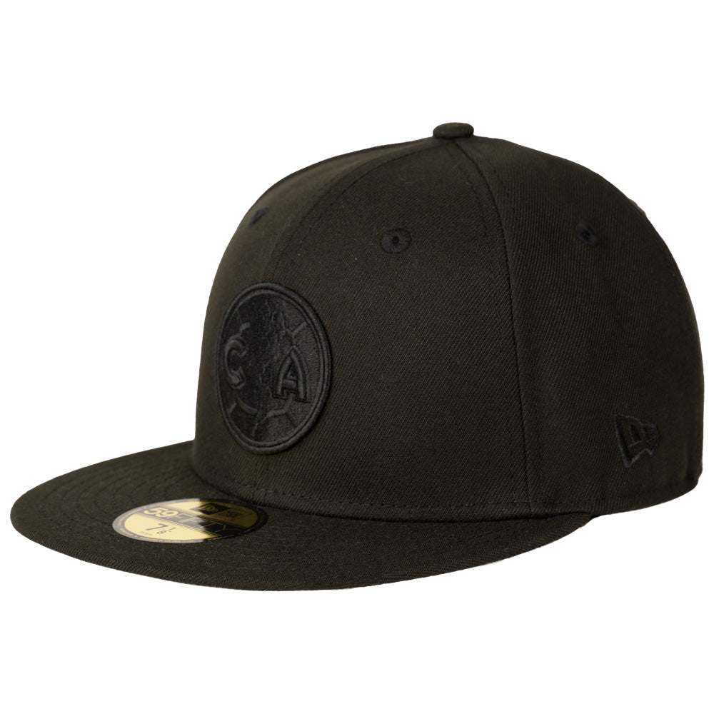 Club America New Era Black on Black 59FIFTY Fitted