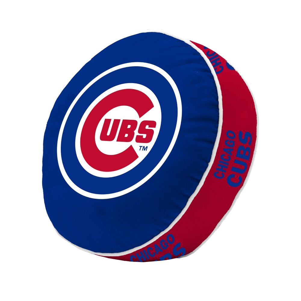 MLB Chicago Cubs Logo Brands Puff Pillow