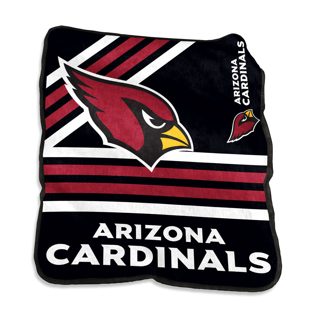 NFL Arizona Cardinals Logo Brands 50x60 Raschel Blanket