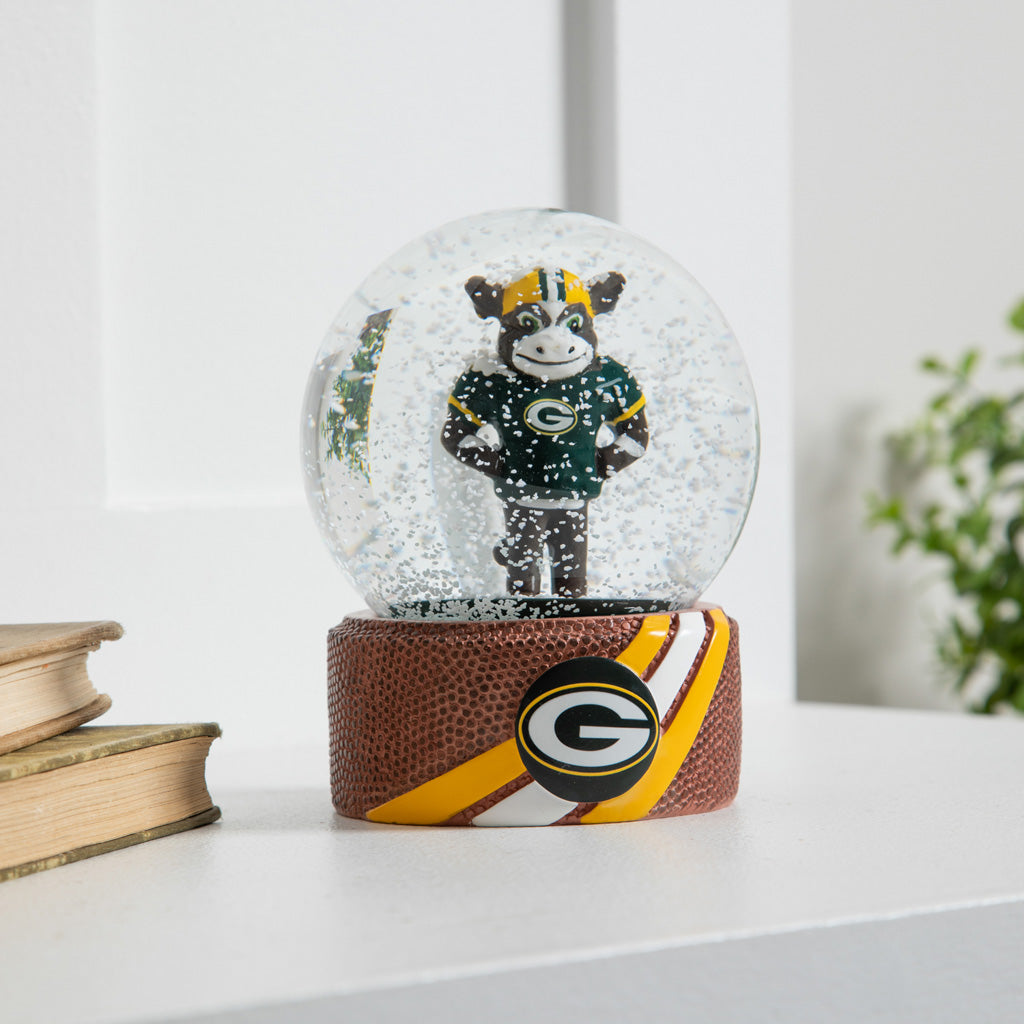 NFL Green Bay Packers Evergreen Glass Water Globe