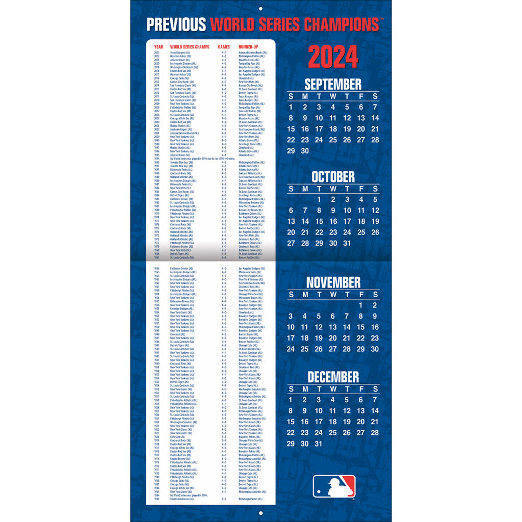 MLB Los Angeles Dodgers 2024-2025 12&quot; x 12&quot; Team Wall Calendar