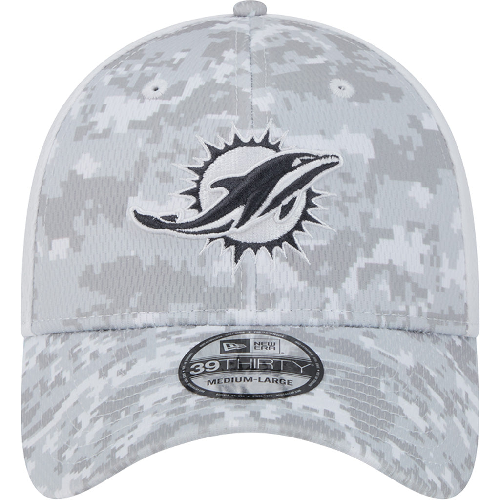 NFL Miami Dolphins New Era 2024 Salute to Service 39THIRTY Flex Fit Hat