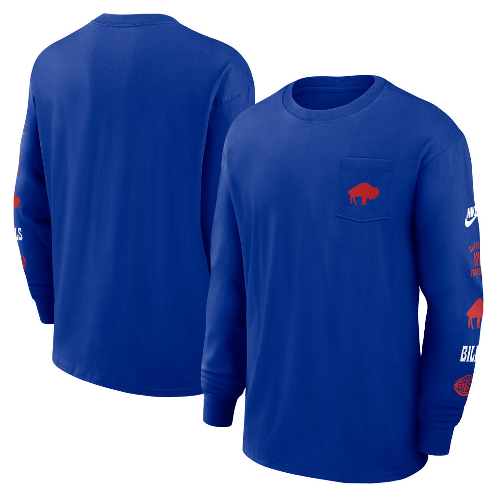 NFL Buffalo Bills Nike Pocket Max90 Long Sleeve T-Shirt