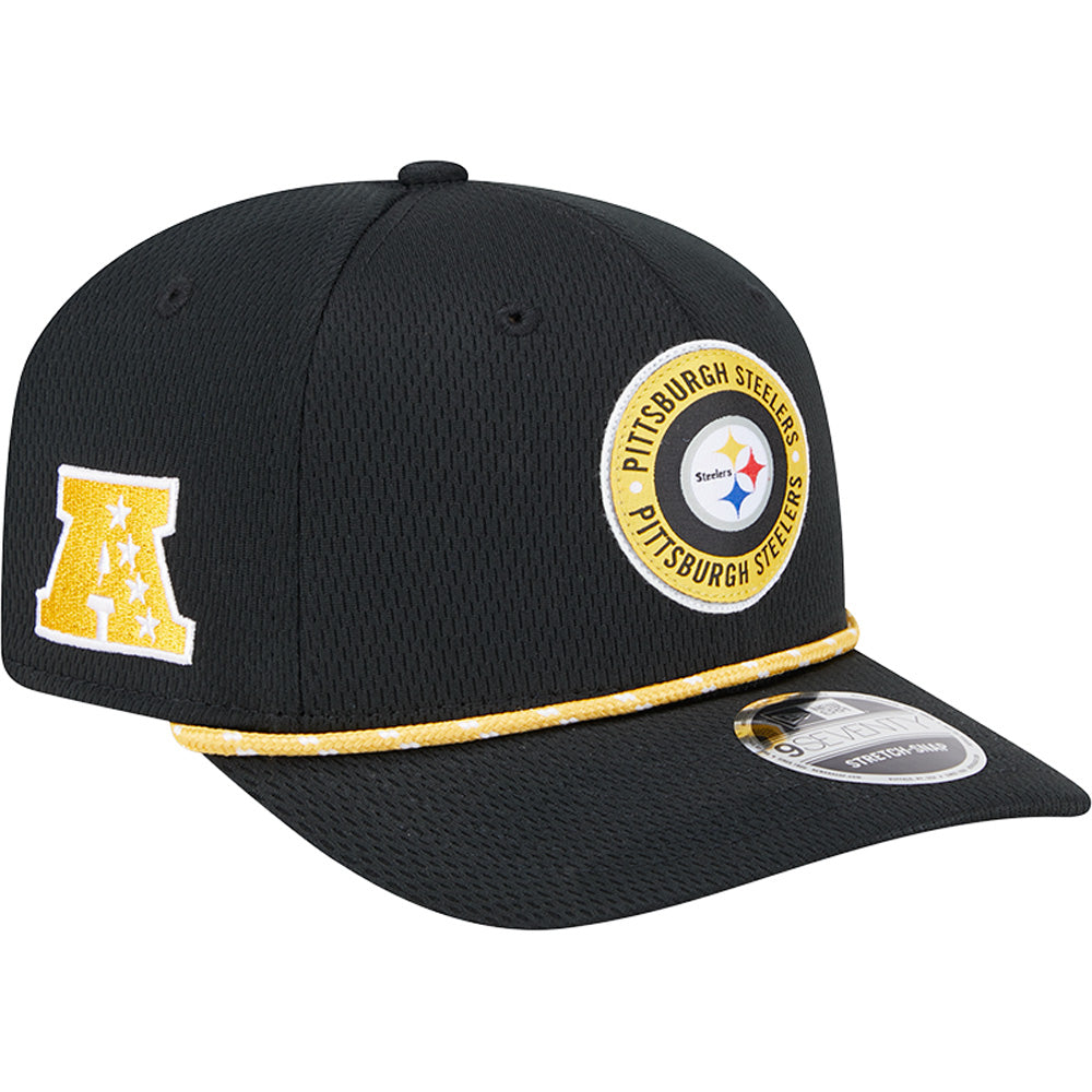 NFL Pittsburgh Steelers New Era 2024/25 Sideline 9SEVENTY Stretch Snapback