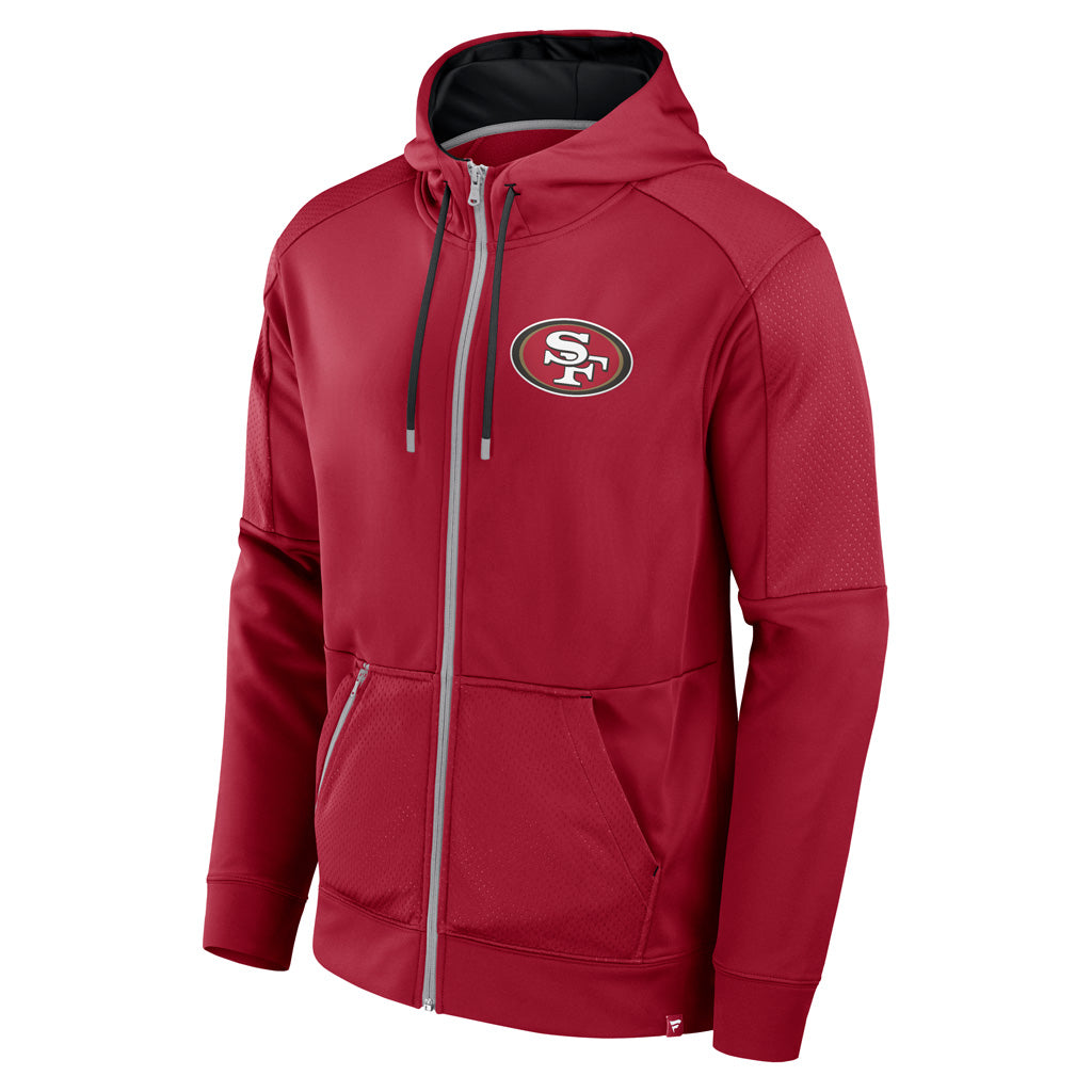 NFL San Francisco 49ers Fanatics Defender Full Zip Hoodie