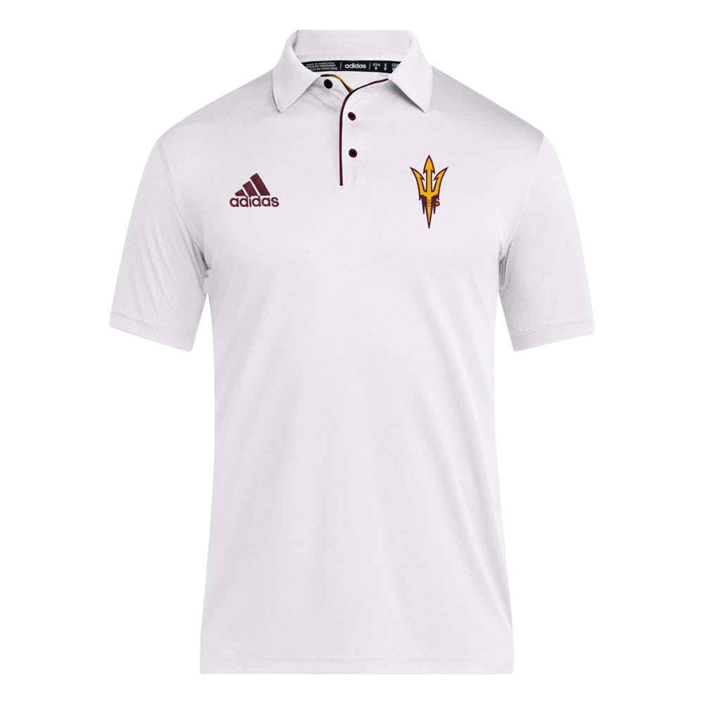 NCAA Arizona State Sun Devils adidas Sideline Coaches Polo