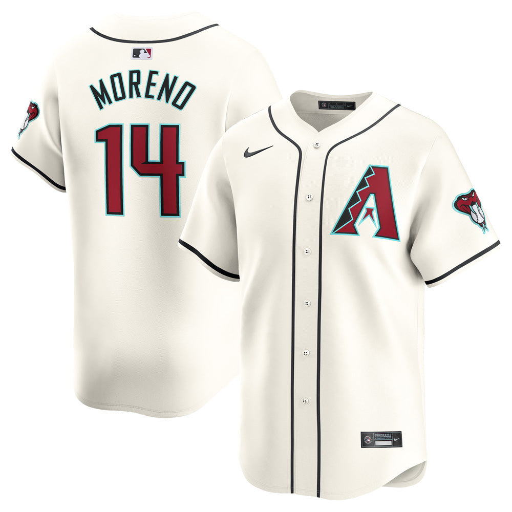 MLB Arizona Diamondbacks Gabriel Moreno Nike Home Limited Jersey