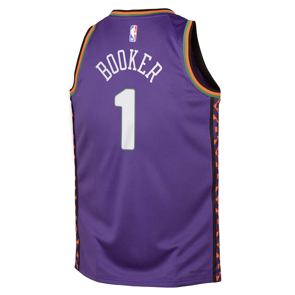 NBA Phoenix Suns Devin Booker Youth Nike 2024/25 City Edition Swingman Jersey