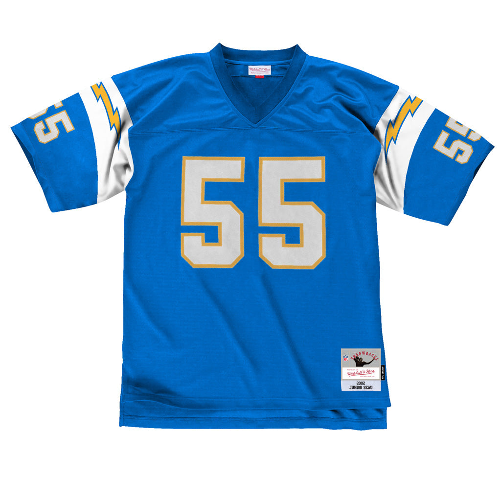 NFL San Diego Chargers Junior Seau Mitchell &amp; Ness &#39;02 Legacy Jersey