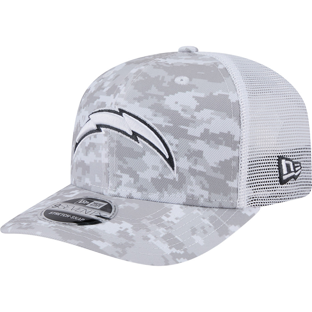 NFL Los Angeles Chargers New Era 2024 Salute to Service 9SEVENTY Stretch-Snapback Hat