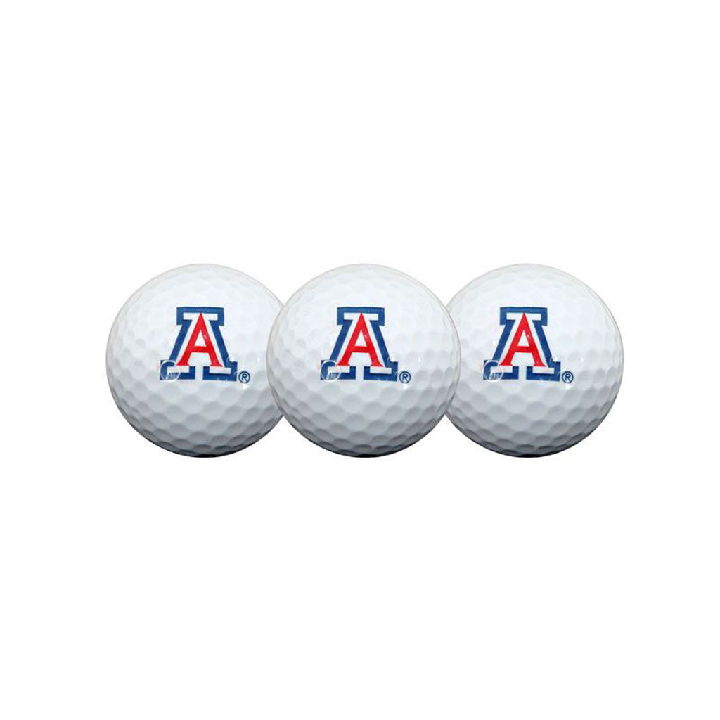 NCAA Arizona Wildcats WinCraft Three Golf Balls