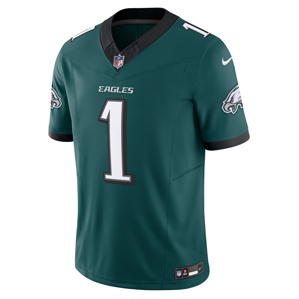 NFL Philadelphia Eagles Jalen Hurts Nike 2023/24 Home Vapor F.U.S.E Limited Jersey