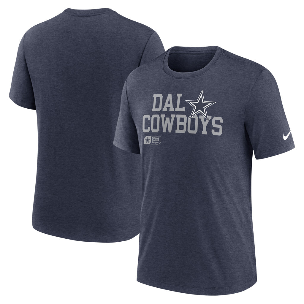 NFL Dallas Cowboys Nike Lockup Tri-Blend T-Shirt