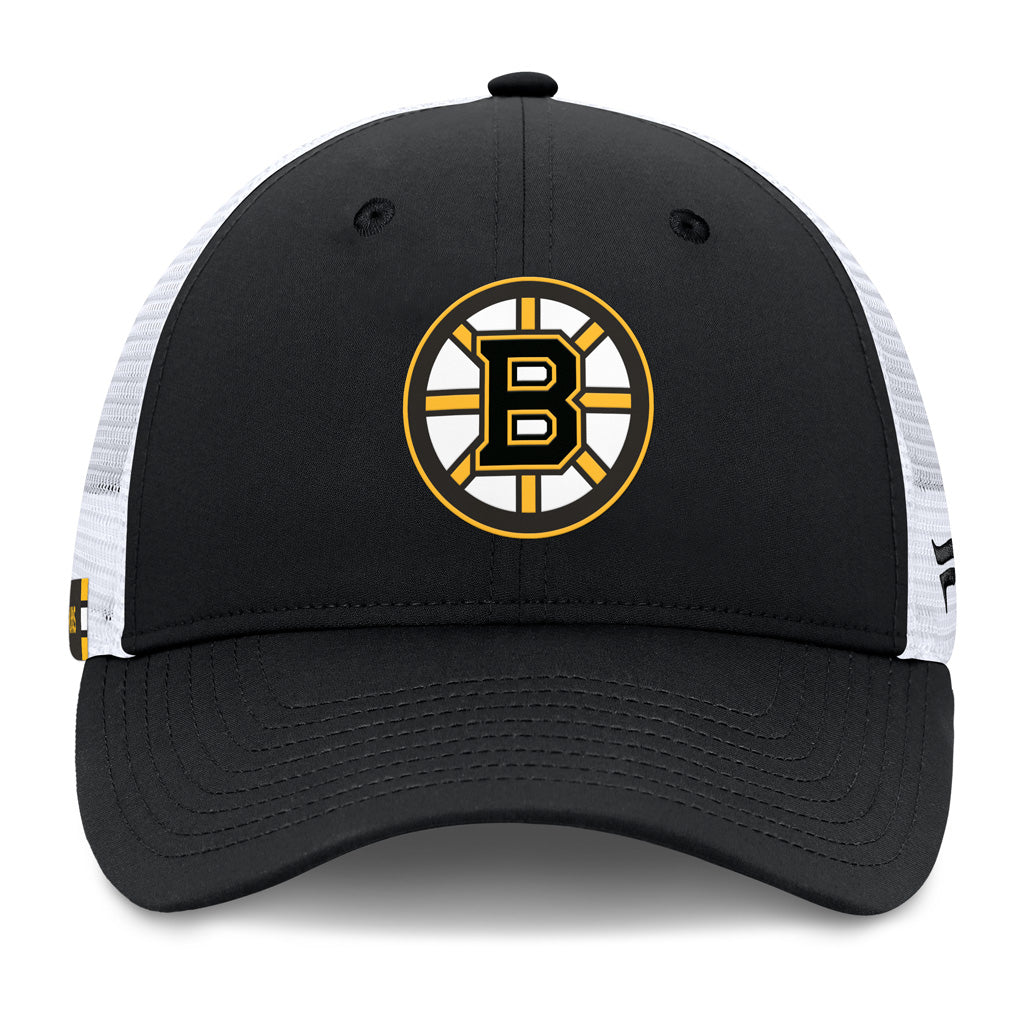 NHL Boston Bruins Fanatics Authentic Pro Tucker Snapack Hat