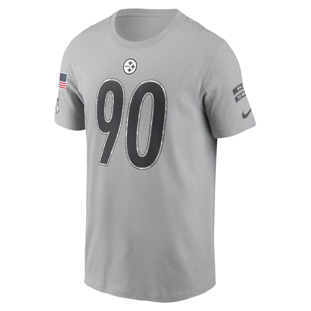 NFL Pittsburgh Steelers T.J. Watt 2024 Salute to Service Name &amp; Number Tee