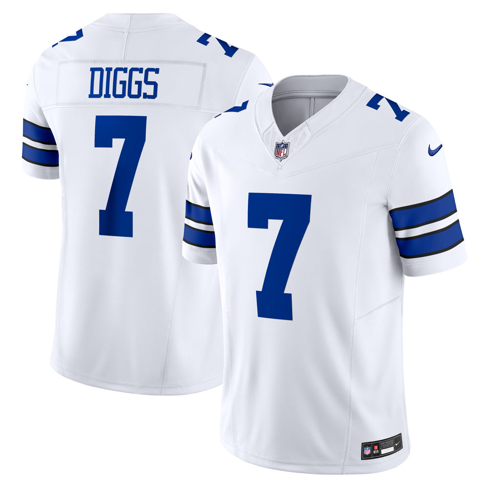 NFL Dallas Cowboys Trevon Diggs Nike 2023/24 Road Vapor F.U.S.E. Limited Jersey