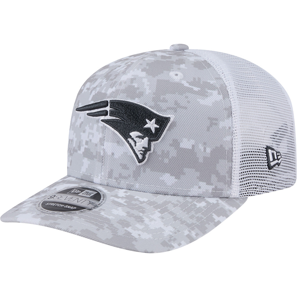 NFL New England Patriots New Era 2024 Salute to Service 9SEVENTY Stretch-Snapback Hat