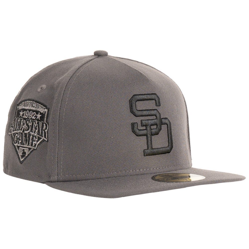 MLB San Diego Padres New Era Carbon A-Frame 59FIFTY Fitted