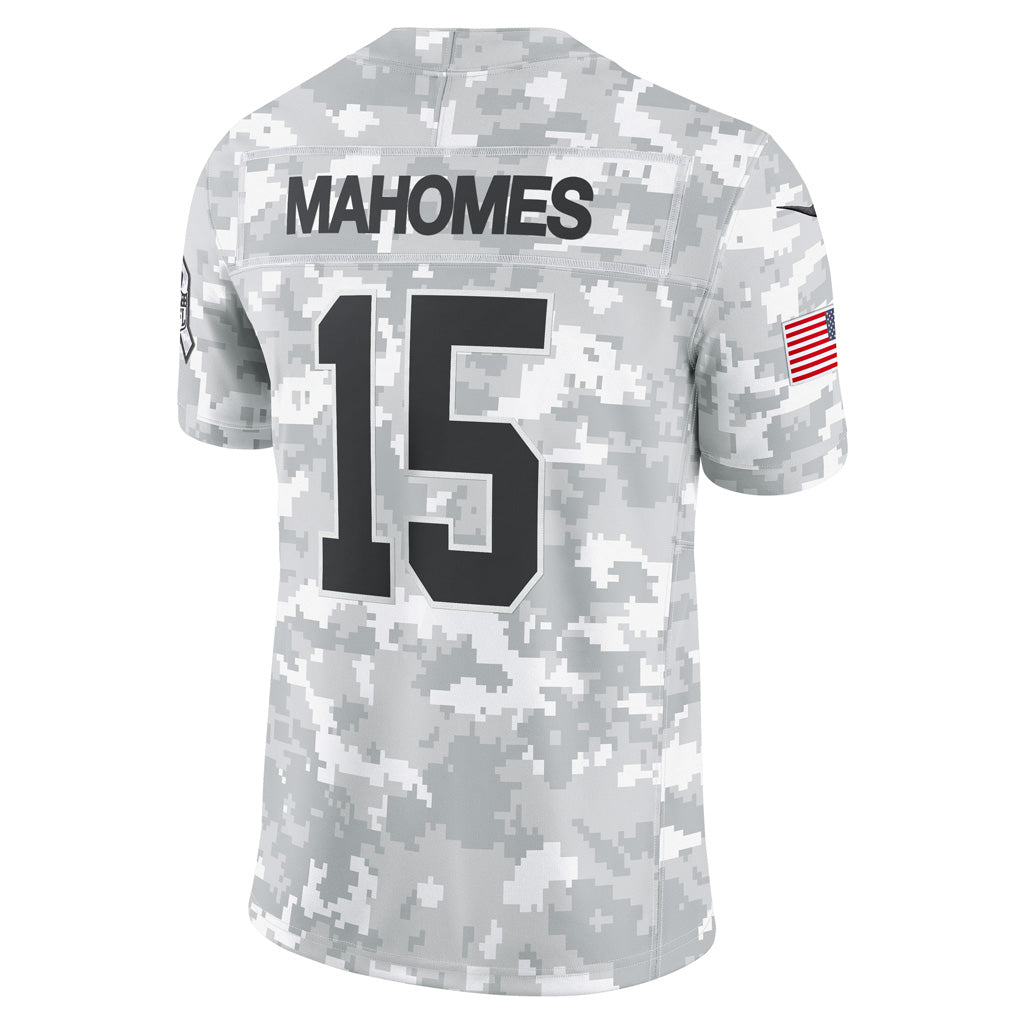 NFL Kansas City Chiefs Patrick Mahomes Nike 2024 Salute to Service Limited Jersey