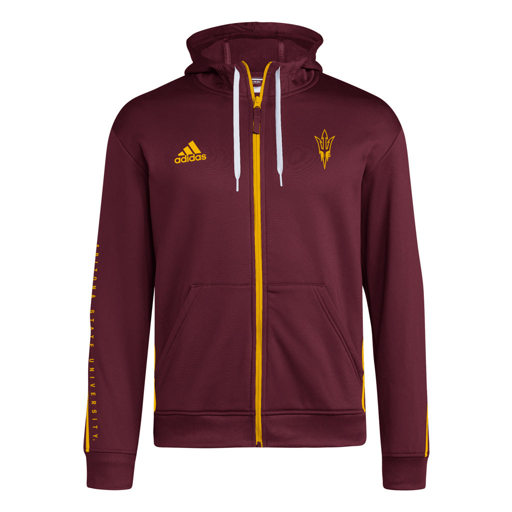 NCAA Arizona State Sun Devils adidas 2024 Sideline Full Zip Jacket