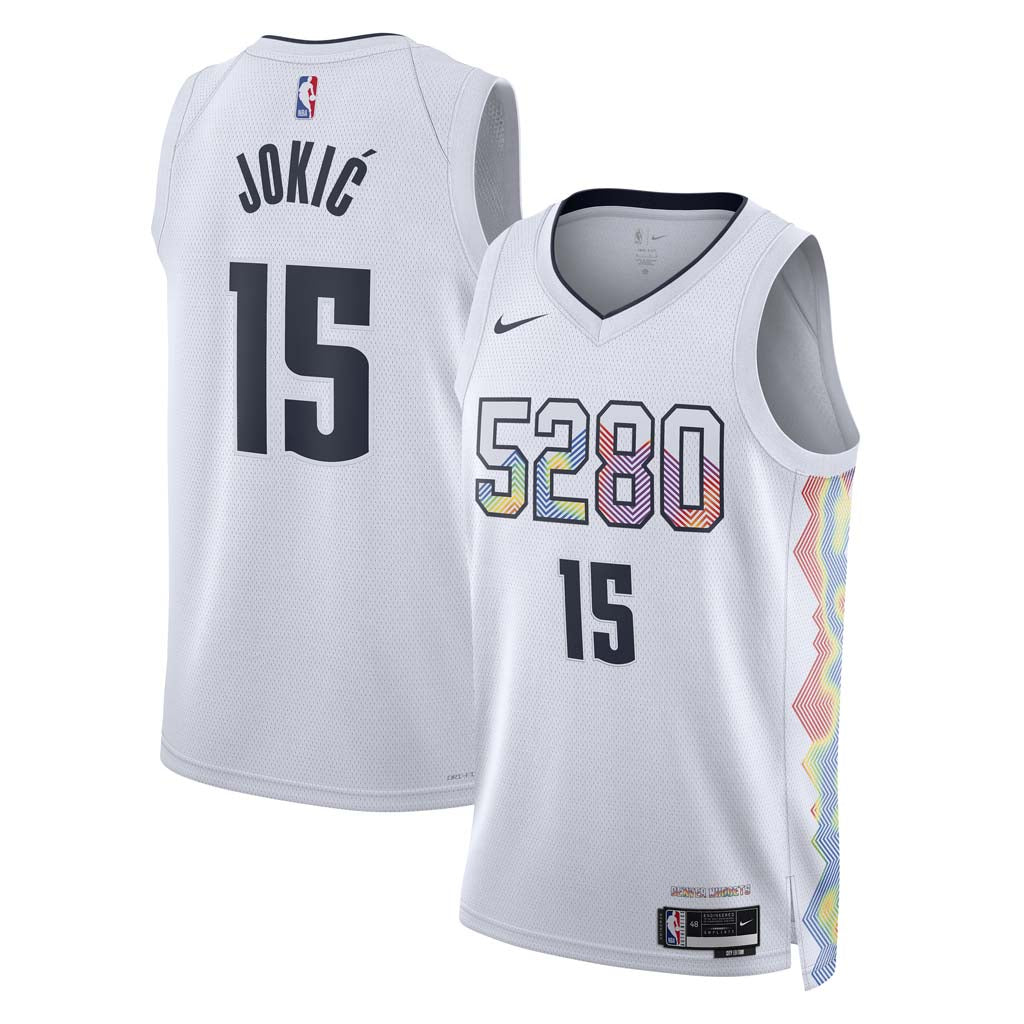 NBA Denver Nuggets Nikola Jokic Nike 2024/25 City Edition Swingman Jersey